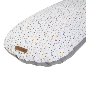 Coussin d'allaitement en microbilles 160cm imprimé Dots 