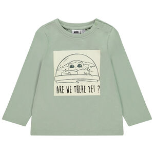 T-shirt manches longues print Grogu Star Wars Disney pour bébé garçon 