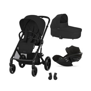 Poussette trio Balios S Lux³ + nacelle Cot S + coque Cloud G Plus moon black 