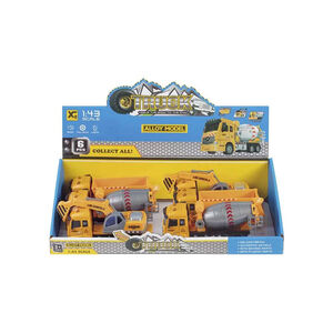 Véhicule de travail miniature rétrofriction (modèle aléatoire) 