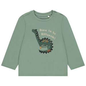 T-shirt manches longues print dino en cording pour bébé garçon 