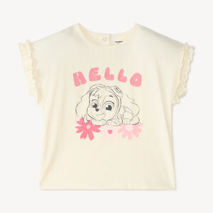 T-shirt manches courtes bébé fille print Stella de la Pat'Patrouille 