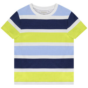 T-shirt manches courtes à rayures pour garçon 