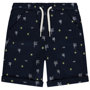 Bermuda molleton imprimé palmiers pour bébé garçon 