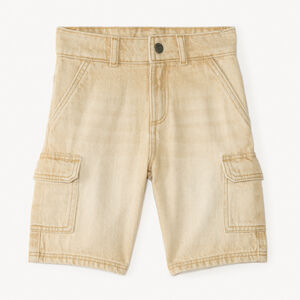 Bermuda style cargo en denim pour garçon 