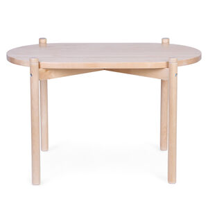 Berceau Teddy & Table d'enfant 2-en-1 Ecru 