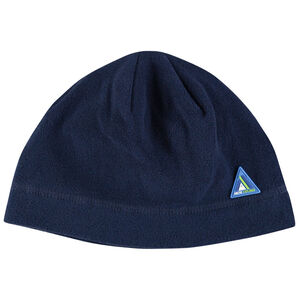 Bonnet de ski en micropolaire avec badge en gomme 