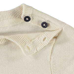 Pull en tricot motif voilier pour bébé garçon 