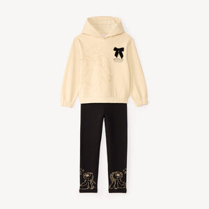 Ensemble fille sweat à capuche et legging Stitch Disney 