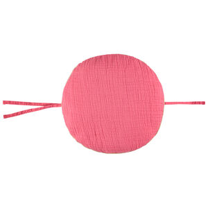 Coussin décoratif rond en tétra modulable en tour de lit ou de parc 