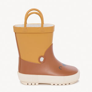 Bottes de pluie ludiques ourson à anses pour bébé garçon 