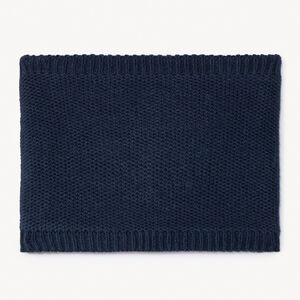 Snood uni en tricot avec doublure micropolaire  