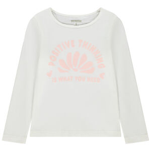 T-shirt manches longues printé pour fille 
