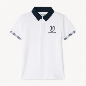 Polo manches courtes brodé pour garçon 