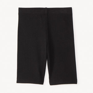 Cycliste uni effet côtelé pour fille 