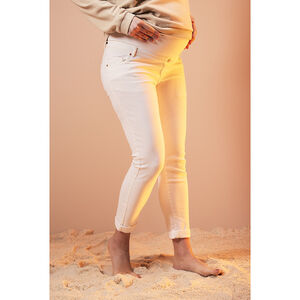 Pantalon slim de grossesse molleton aspect jean - denim stone, Vêtements de  grossesse