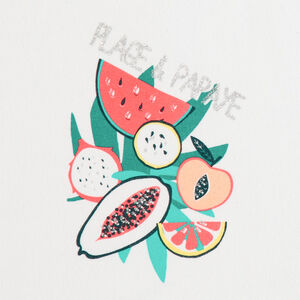 Ensemble avec débardeur print fruits et short imprimé all-over 