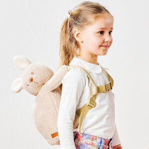 Sac à dos Teddy lapin - Ecru 