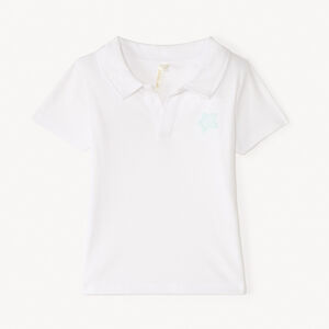 Polo manches courtes en jacquard avec broderie étoile de mer pour bébé garçon 
