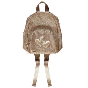 Sac à doré pailleté patchs cœurs pour fille 