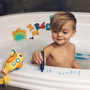 Set de 5 crayons de bain multicolores 