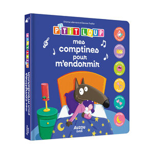Livre sonore "P'tit Loup - Mes comptines pour m'endormir" 