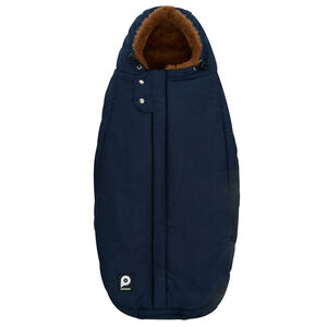Chancelière doublée sherpa Ocho Cosy bleu marine 