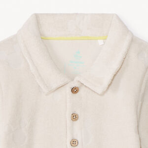 Polo manches courtes éponge Mickey Disney pour bébé garçon 
