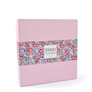 Doudou Faon plat avec pétales Boh'aime 27cm 