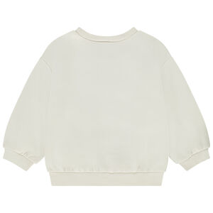 Sweat oversize en molleton avec broderies pour bébé fille 