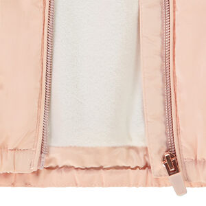 Coupe-vent à capuche effet satiné pour bébé fille 