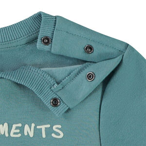 Ensemble jogging molleton print ours polaire pour bébé garçon 