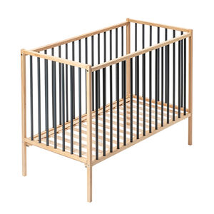 Lit à barreaux 70 x 140 cm Rémi anthracite 