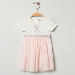 Robe-body manches courtes en tulle print lapin , Orchestra