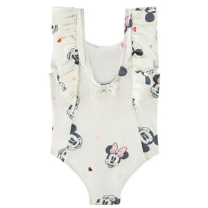 Maillot de bain 1 pièce Minnie Disney avec volants pour bébé fille 