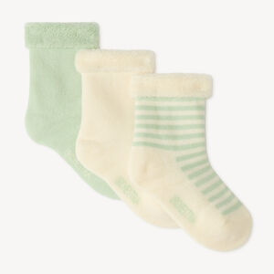 Lot de 3 paires de chaussettes bouclette bébé 