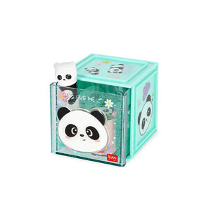 Boîte empilable de bureau panda 