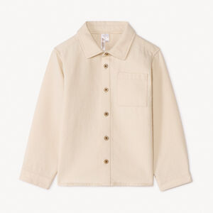 Chemise manches longues unie pour bébé garçon 