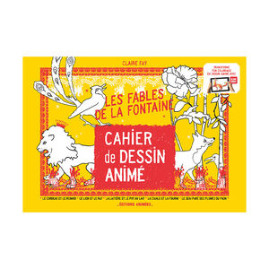Cahier de dessin animé "Les Fables de La Fontaine" 