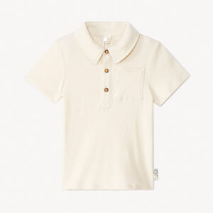 Polo manches courtes uni pour bébé garçon 