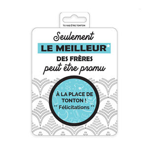 Carte à gratter "Tu vas être tonton !" 