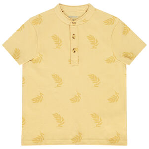 Polo manches courtes fantaisie à col mao pour garçon  