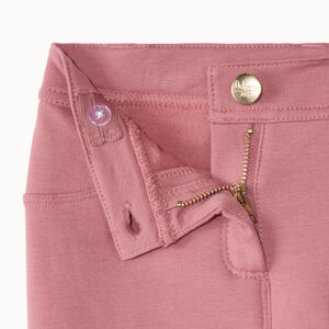 Pantalon skinny en molleton uni pour fille 