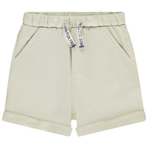 Bermuda en molleton uni pour bébé garçon 