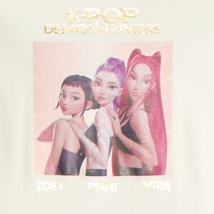 Pyjama 2 pièces fille en velours KPop Demon Hunters 