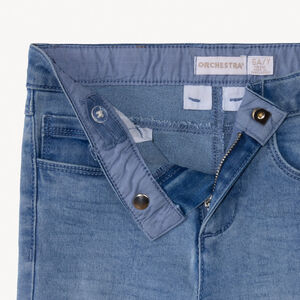Jean skinny uni en denim pour fille  