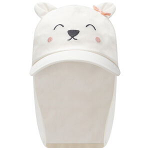 Casquette saharienne ourson pour bébé fille 