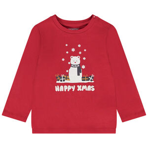 T-shirt manches longues print Noël pour bébé garçon 