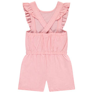 Combi-short sans manches avec volants fille 