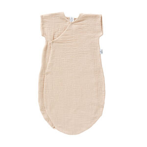 Gigoteuse manches courtes TOG 1.6 effet kimono en gaze 6-18M biscuit 